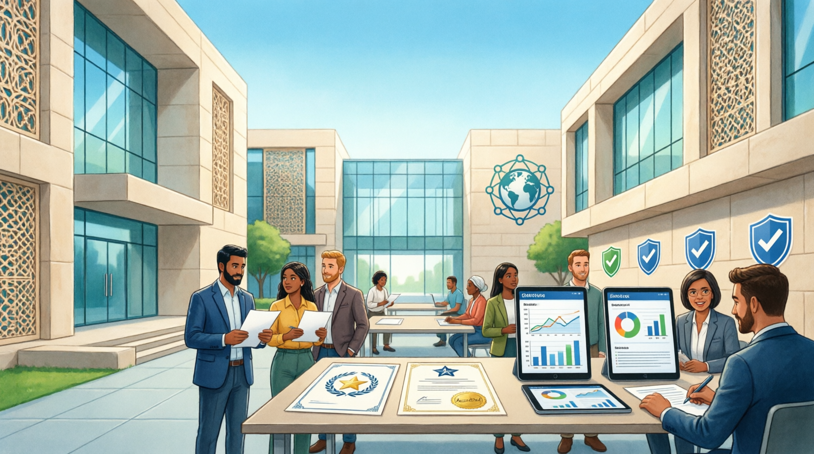 Read more about the article مقالة: تطوير نظام تقويم واعتماد البرامج التعليمية بمؤسسات التعليم العالي في مصر في ضوء أفضل الممارسات العالمية والعربية