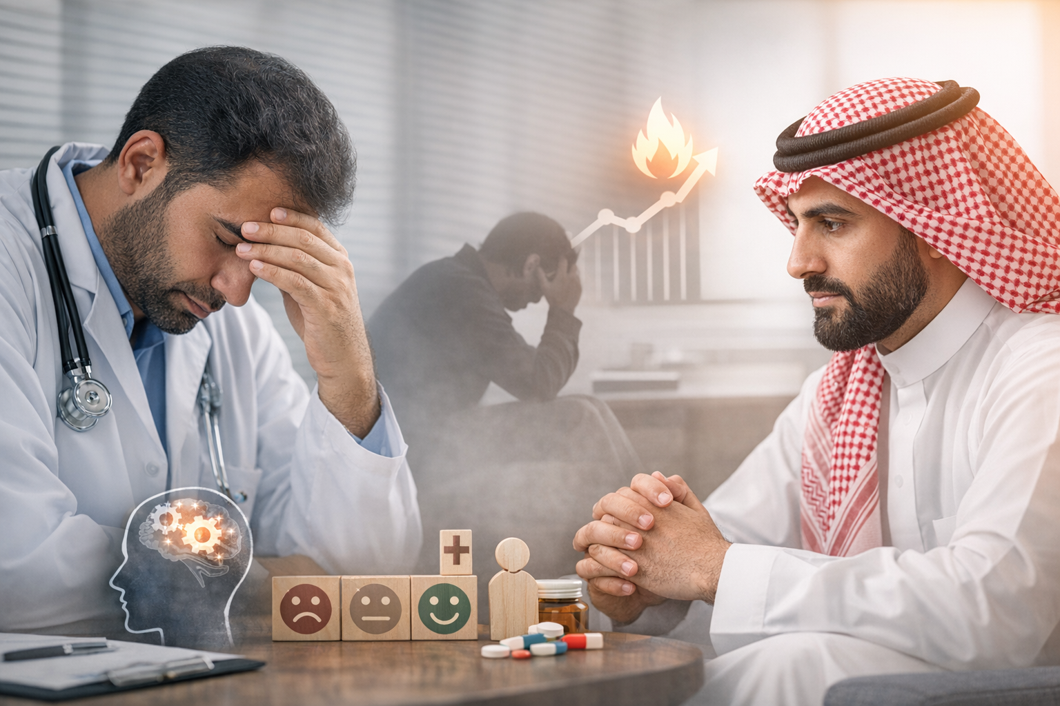 Read more about the article مقالة: دليل إرشادي لتعزيز المرونة النفسية لمواجهة الاحتراق الوظيفي من وجهة نظر الأخصائيين الاجتماعيين دراسة مُطبقة على عينة من مجمعات وإدارة الصحة النفسية بالمملكة العربية السعودية