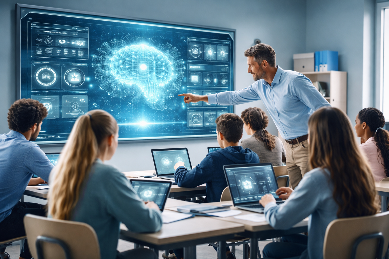 Read more about the article مقالة: تداعيات الذكاء الإصطناعي في التعليم قبل الجامعي “نموذج مقترح للمواجهة”