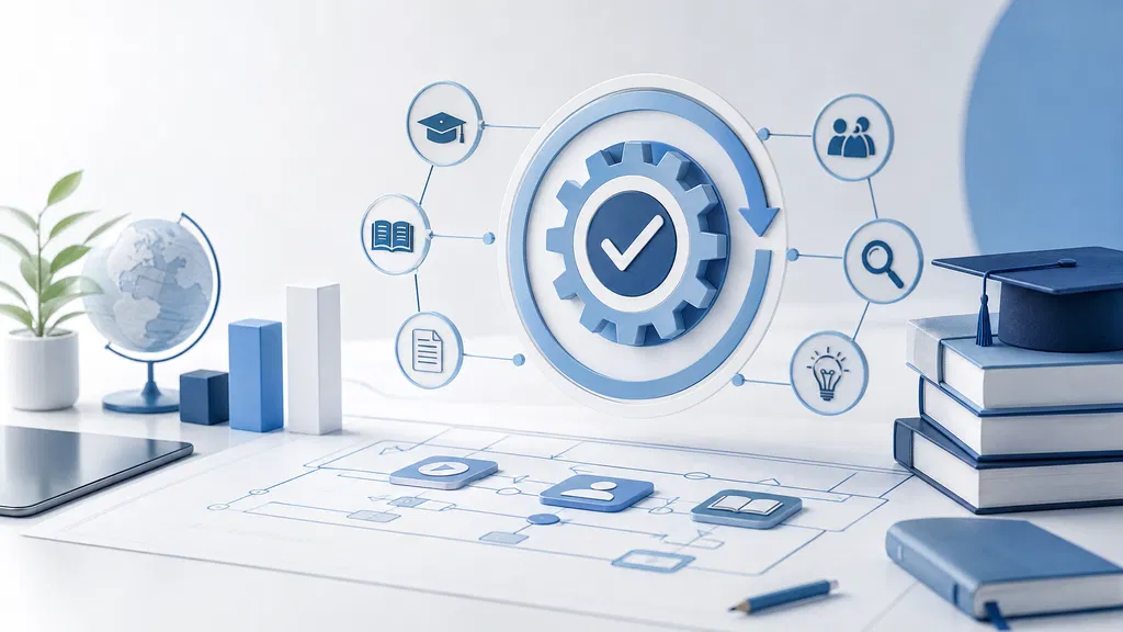 Read more about the article مقالة: تطبيق معايير نظام جودة الأداء ISO في تصميم التدريس لطلبة كليات التربية