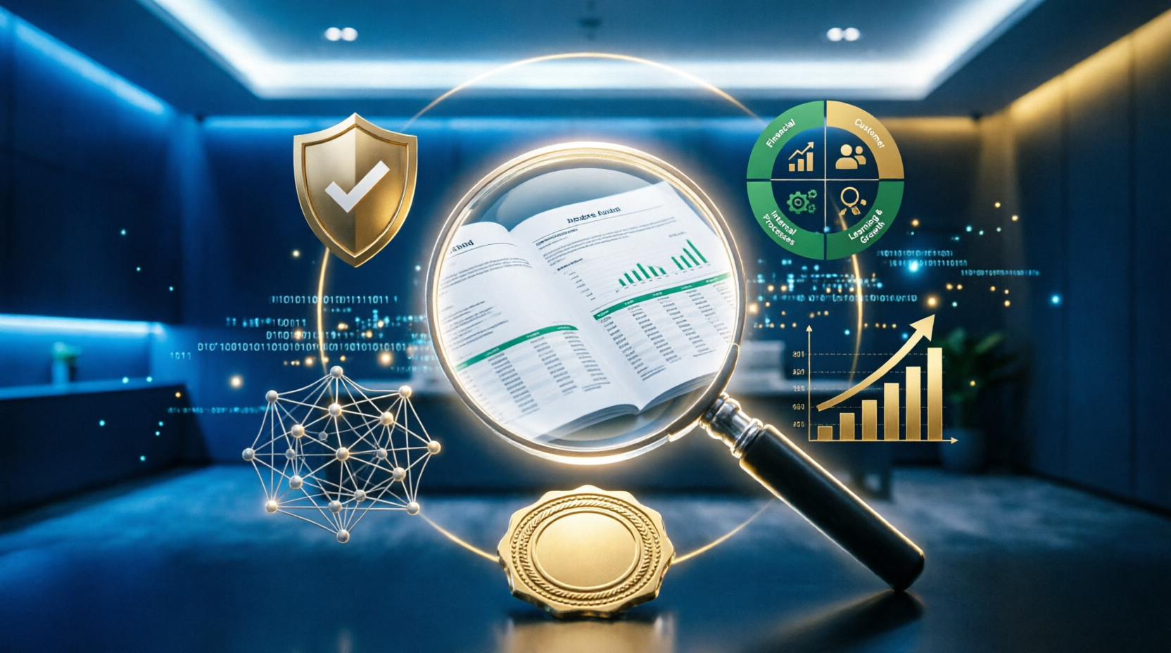 Read more about the article مقالة: تطوير آداء إدارة المراجعة الداخلية وفقاً لمدخل إدارة المخاطر من خلال استخدام مدخلي بطاقة الأداء المتوازن والقياس المرجعي وانعكاساته على جودة أداء المراجعة الخارجية