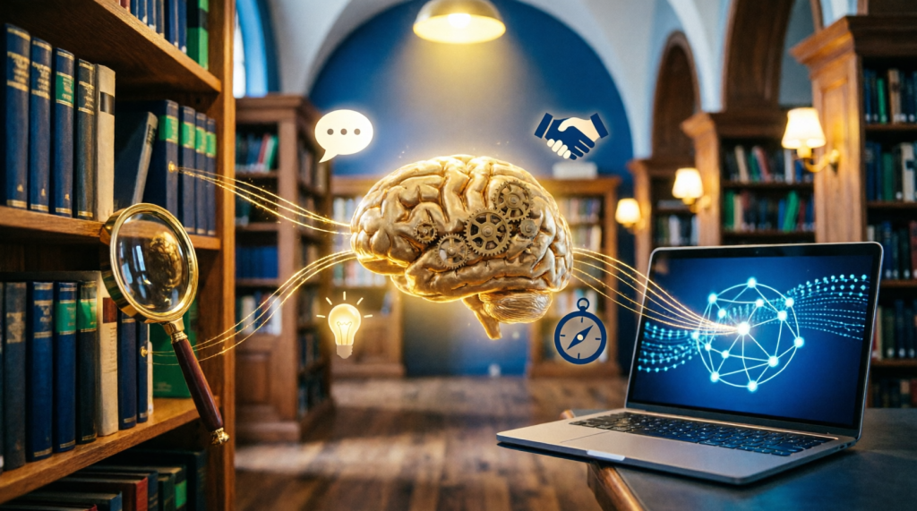 مقالة: المهارات الناعمة لاختصاصي المكتبات والمعلومات في ضوء متطلبات سوق العمل المعاصر: مراجعة علمية