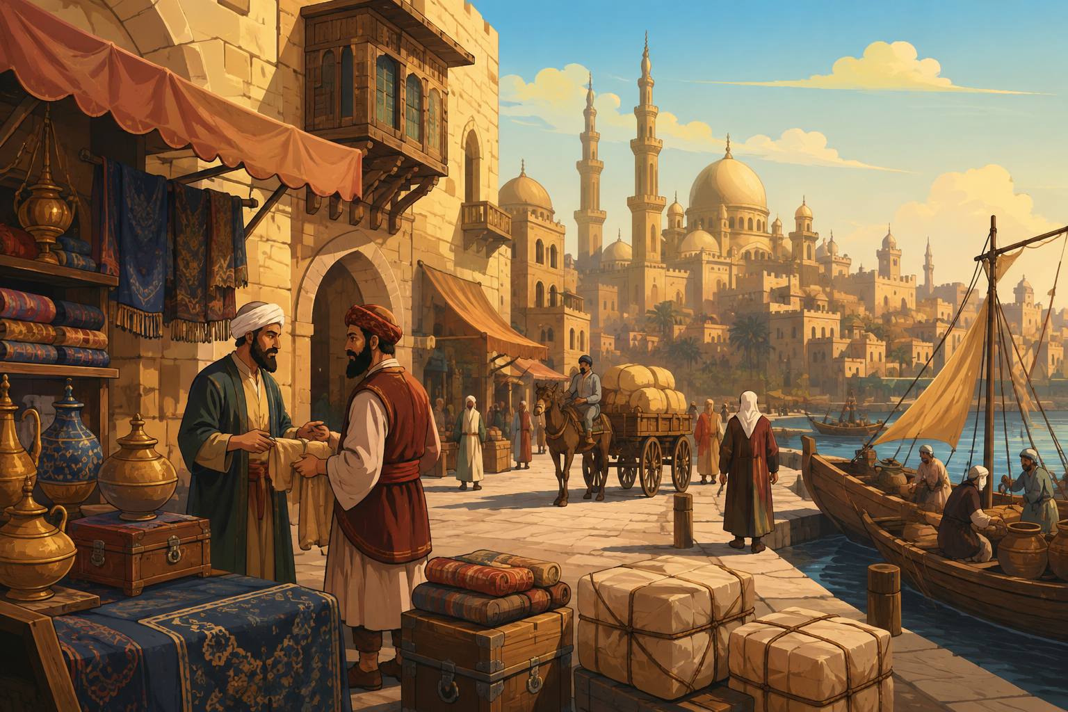 Read more about the article مقالة: التجار الحلبيون في القاهرة خلال القرن السادس عشر