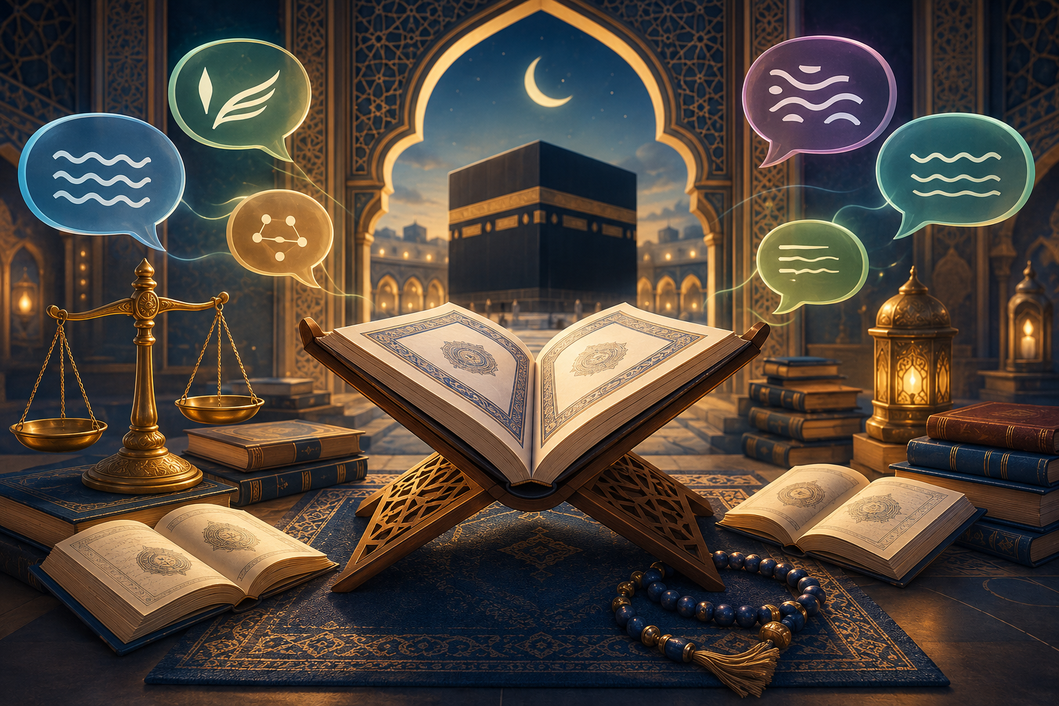 You are currently viewing مقالة: المسائل التي اختلف الفقهاء في اشتراط اللغة العربية فيها في أبواب العبادات – دراسة فقهية مقارنة