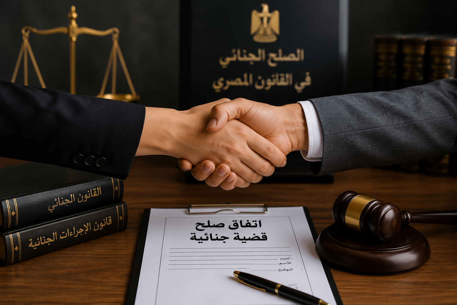 Read more about the article مقالة: مفهوم نظام الصُلح الجنائي في القانون المصري