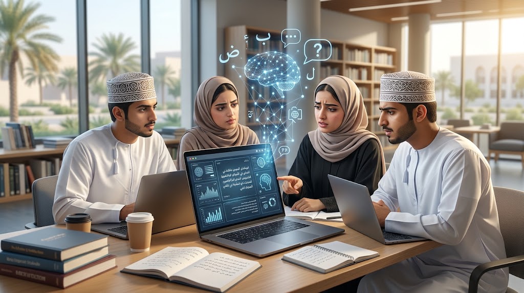 مقالة: التحديات التي تواجه الطلاب العمانيين في استخدام أدوات الذكاء الاصطناعي باللغة العربية