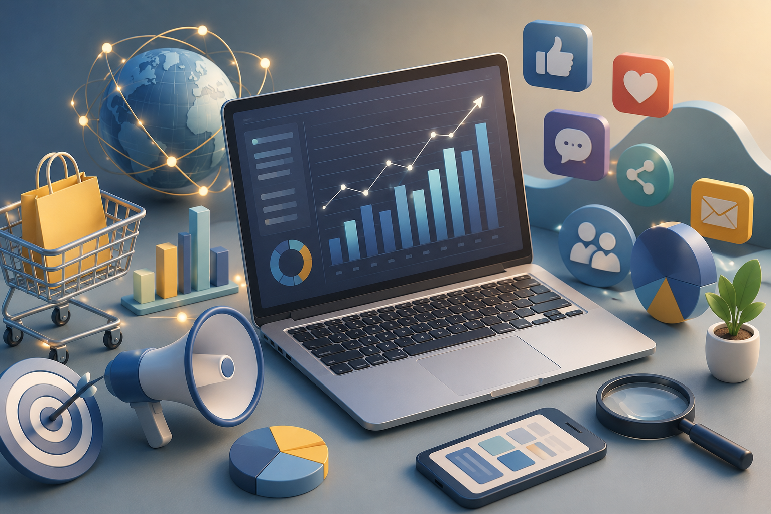 Read more about the article مقالة: دور التسويق الرقمي في تحسين صورة العلامة التجارية للشركات العاملة داخل القطاع التجاري بالسوق المحلي بجمهورية مصر العربية