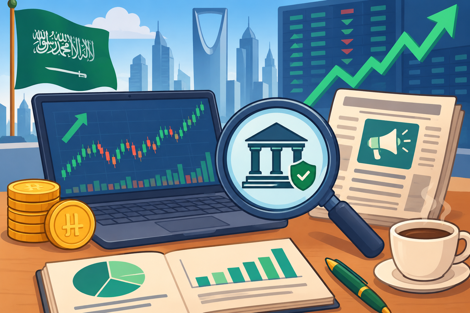 You are currently viewing مقالة: استجابات المستثمرين لِنبرة أخبار الحوكمة: أدلة استكشافية من السوق المالية السعودية (تداول)