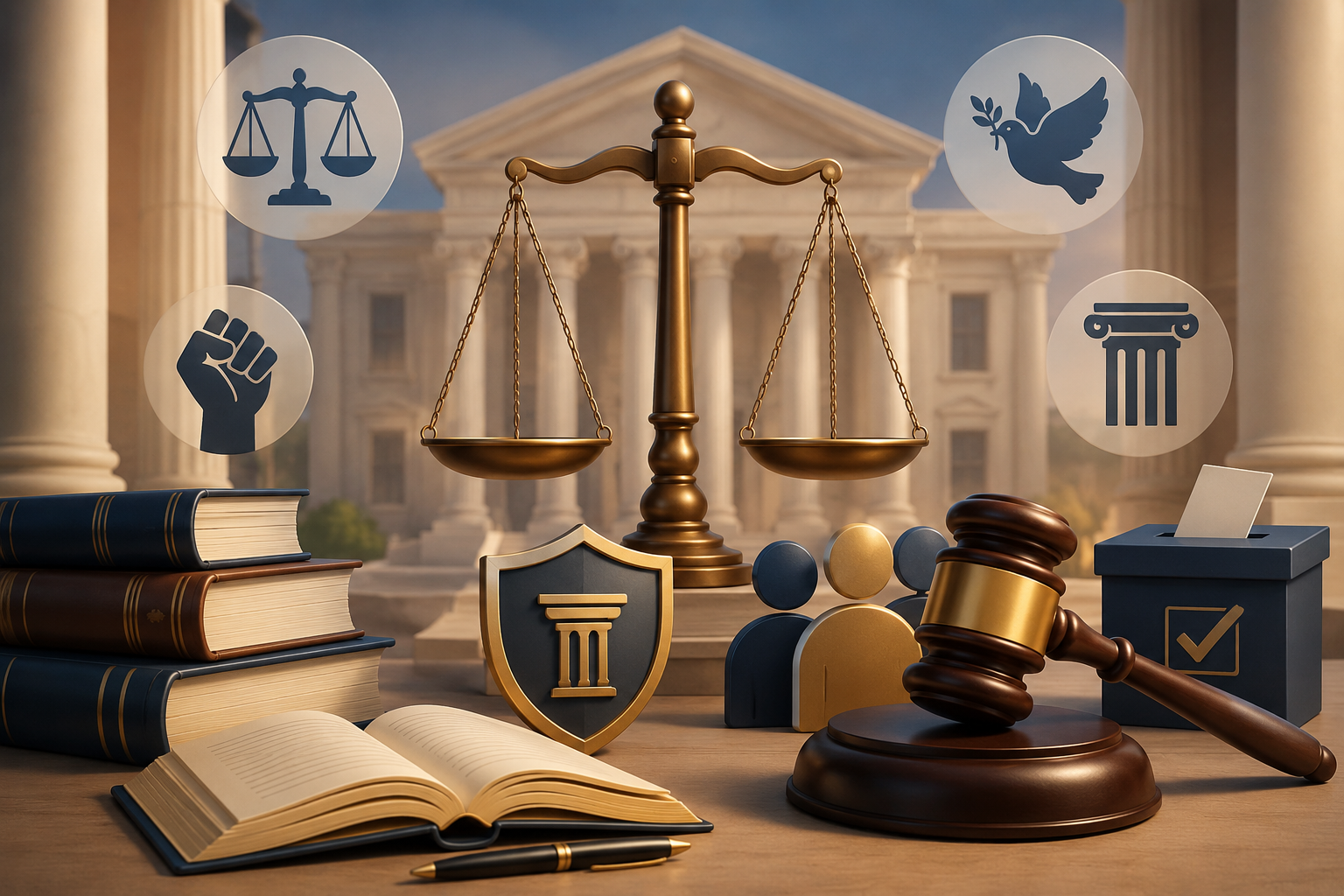 Read more about the article مقالة: دور القضاء في حماية الحقوق والحريات السياسية