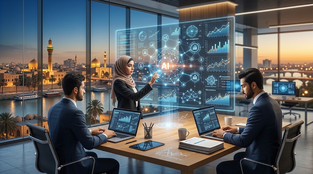 Read more about the article مقالة: أثر تبني تقنيات الذكاء الاصطناعي في الممارسات المحاسبية على سلوكيات إدارة الأرباح في المصارف العراقية