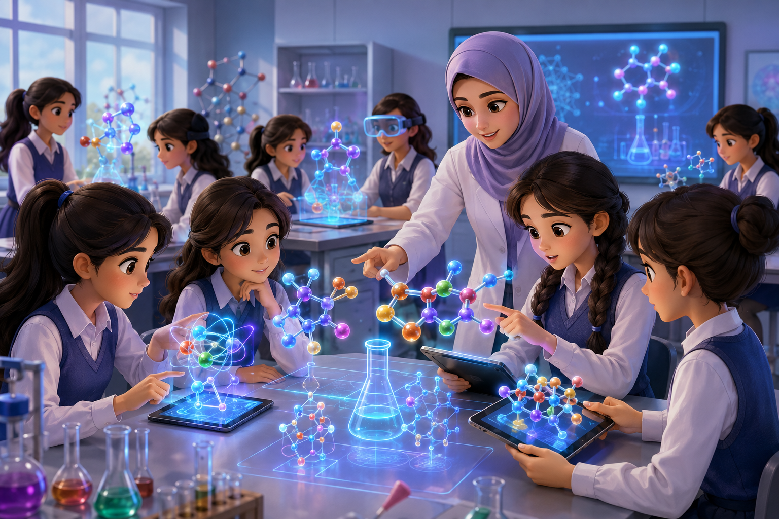 You are currently viewing مقالة: برنامج الأنشطة العلمية المدعومة بتكنولوجيا الواقع المعزز في الكيمياء لتنمية الفضول العلمي والتحصيل الدراسي لدى الطلاب مختلفي الأسلوب المعرفي بالمرحلة الثانوية