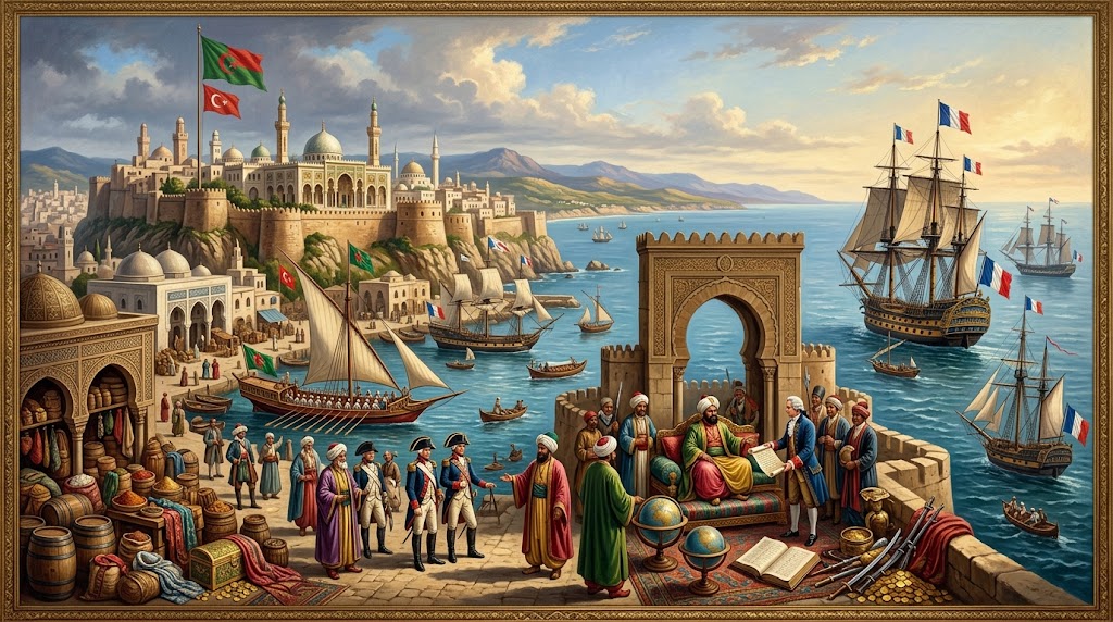 Read more about the article مقالة: العلاقات الجزائرية الفرنسية خلال فترة الدايات 1671-1830م قراءة في الأبعاد الاقتصادية والدبلوماسية
