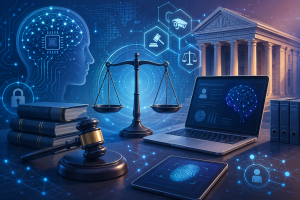 Read more about the article مقالة: التحول الرقمي ووسائل الذكاء الاصطناعي كوسيلة لإصلاح وضبط العدالة الجنائية