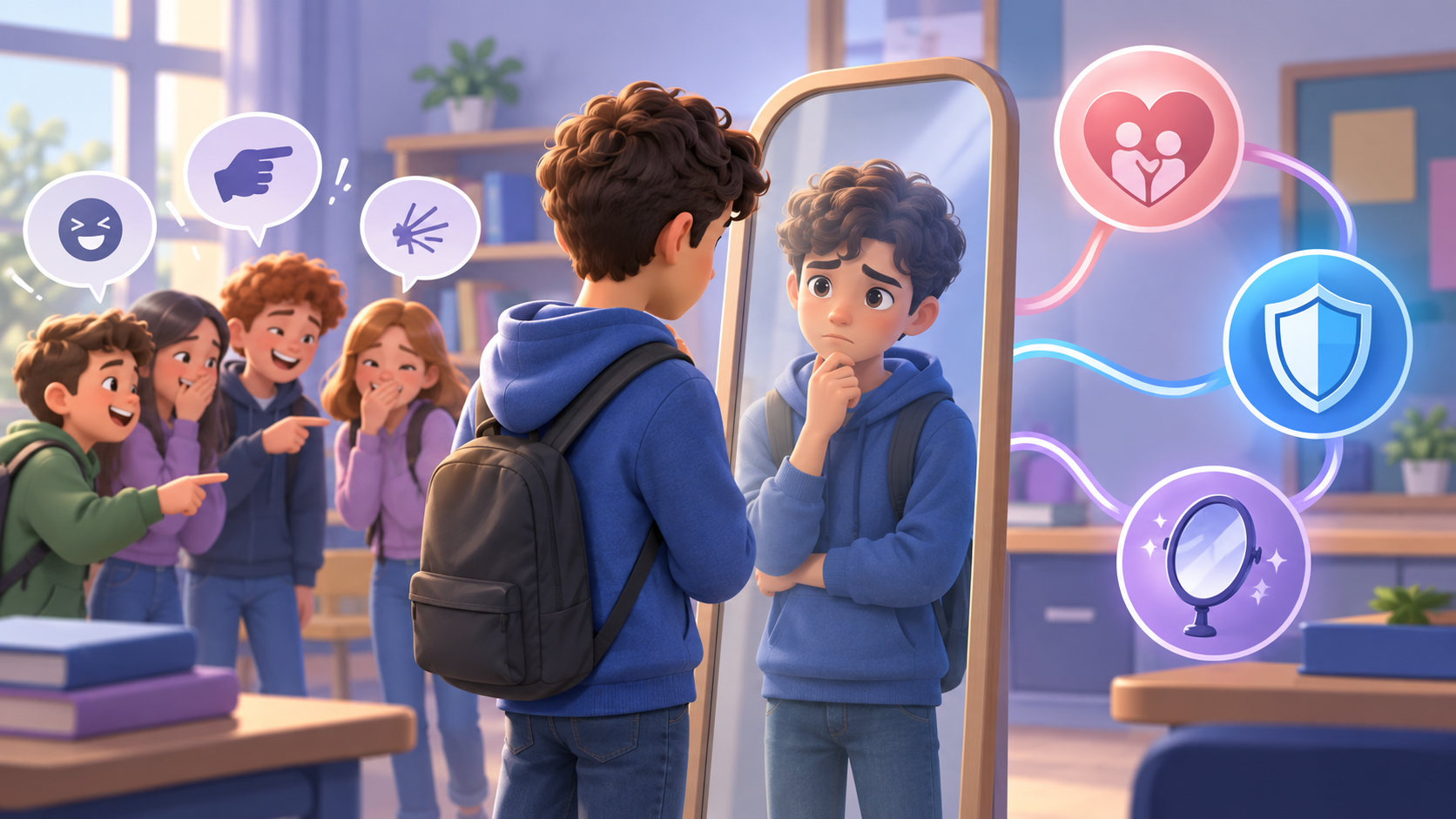 You are currently viewing مقالة: رهاب السخرية (الجيلوتوفوبيا) وعلاقته بأنماط التعلق ومعتقدات التحكم في المظهر لدى المراهقين “بحث وصفي- كلينيكي”