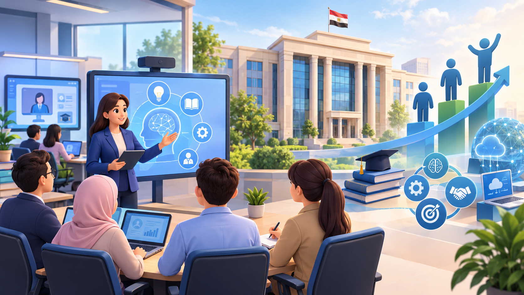 You are currently viewing مقالة: أثر برامج التدريب الحكومي على تطوير رأس المال البشري