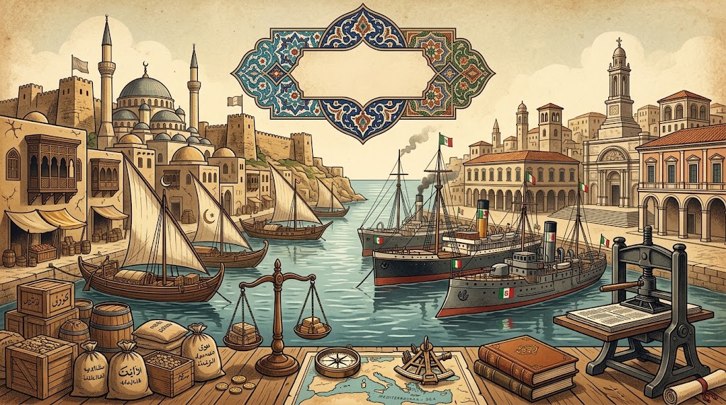 You are currently viewing مقالة: ليبيا ودول حوض البحر المتوسط: دراسة تاريخية في العلاقات السياسية والاقتصادية والاجتماعية خلال العهد العثماني والاحتلال الإيطالي