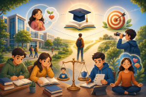 Read more about the article مقالة: الضيق النفسي وعلاقته بالرضا الأكاديمي والتحكم الذاتي والتوجه نحو المستقبل لدى عينة من طلاب الجامعة