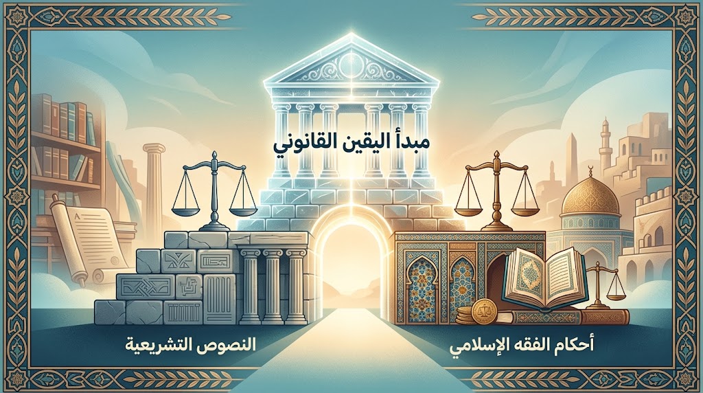 You are currently viewing مقالة: مبدأ اليقين القانوني في النصوص التشريعية -دراسة مقارنة مع أحكام الفقه الإسلامي-