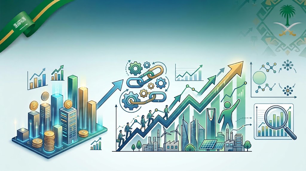 You are currently viewing مقالة: أثر الأبعاد الكمية للتنمية المالية على النمو الاقتصادي: دراسة قياسية على حالة المملكة العربية السعودية