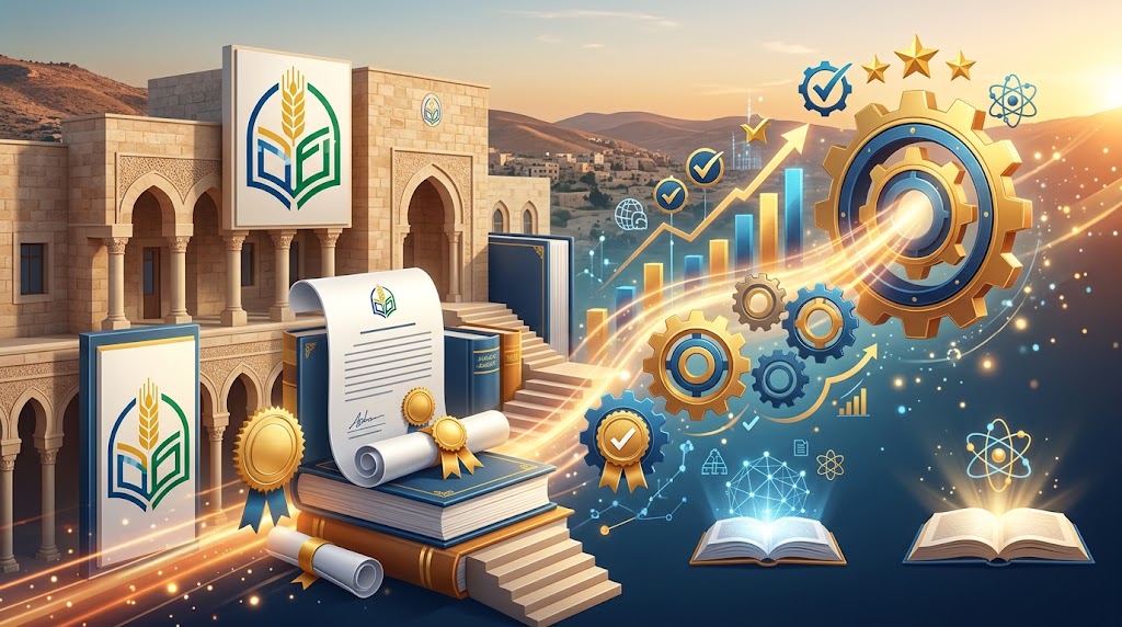 مقالة: أثر الاعتماد الأکاديمي على تطبيق الجودة الشاملة في جامعة الطفيلة التقنية العالمية