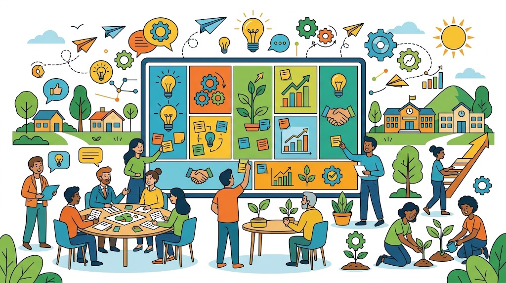 مقالة: استخدام نموذج العمل مع مجتمع المنظمة لتنمية الابتكار التنظيمي لدى العاملين بالمنظمات غير الحكومية التنموية