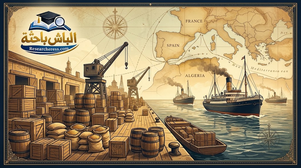 مقالة: تجارة الجزائر مع فرنسا خلال الحرب العالمية الأولى (1914-1918م)